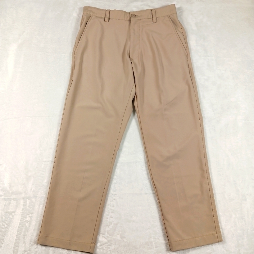 Footjoy Pants Mens 30x30 (30x28) Tan Athletic Fit Performance Stretch Golf Chino